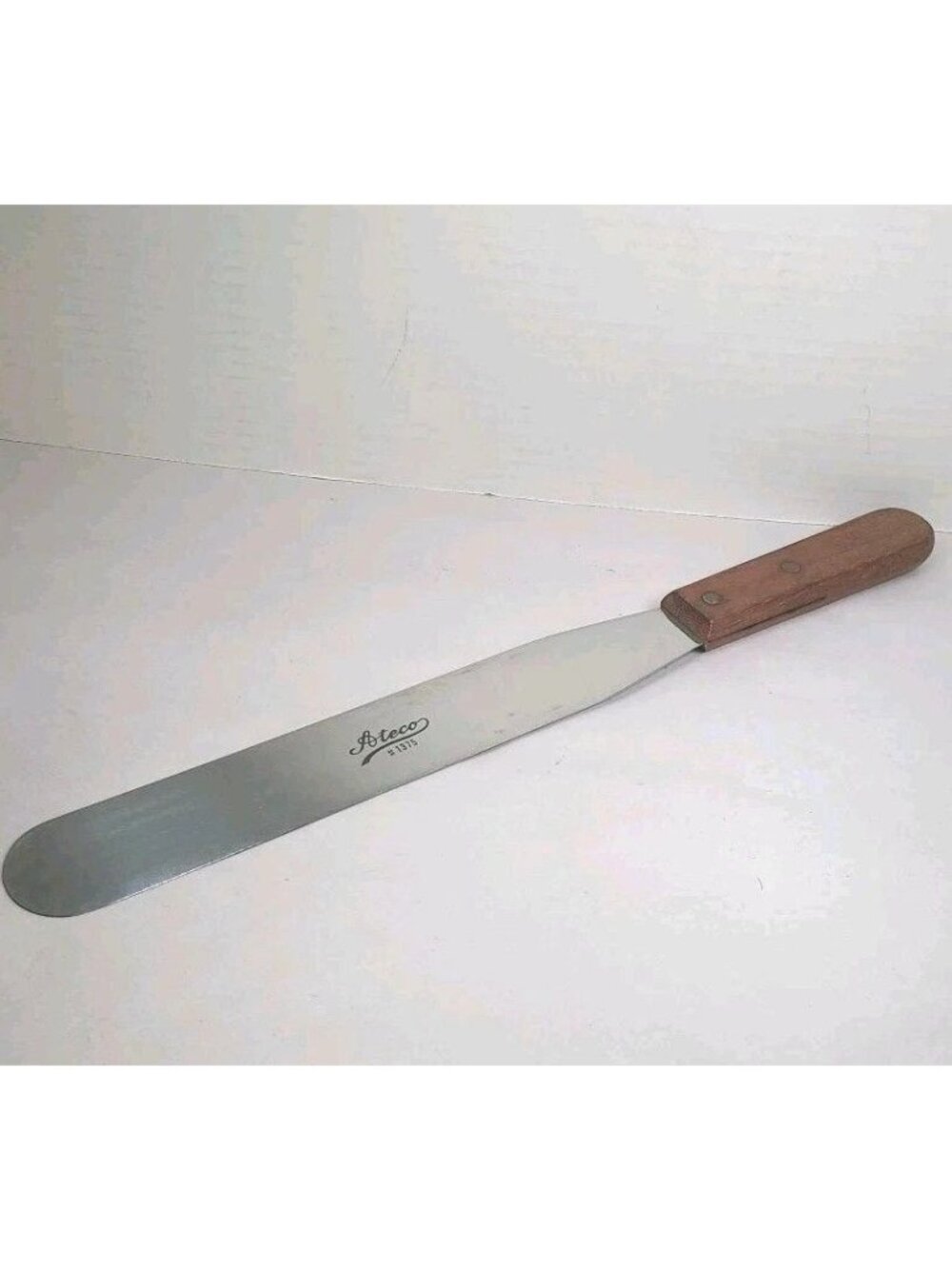 Ateco 1375 Cake Icing Spreader Stainless Steel10" Blade Wooden Handle  20a